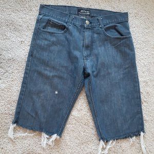 Refuse Denim Cut-off Jeans Shorts 34 W